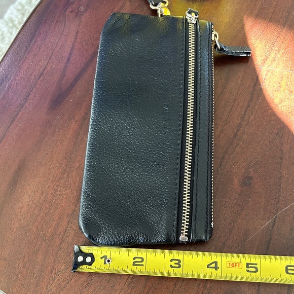 DANIER Leather Wallet with Strap in Black - Picture 12 of 12